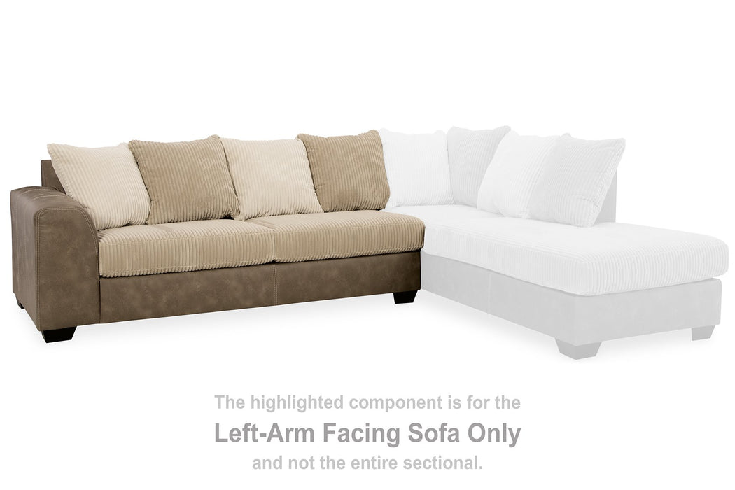 Keskin 2-Piece Sectional with Chaise