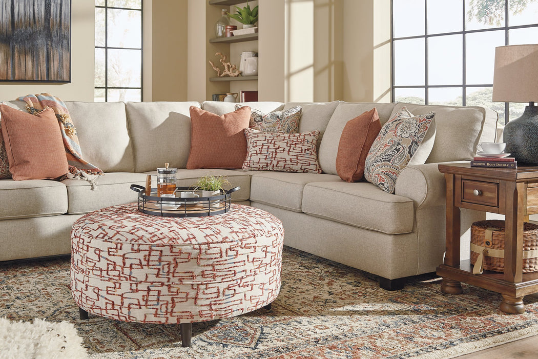 Amici Oversized Accent Ottoman