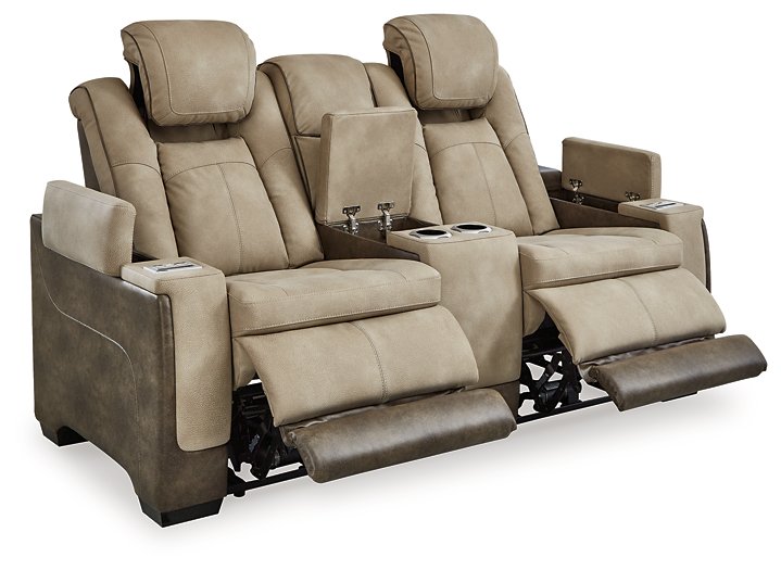 Next-Gen DuraPella Power Reclining Loveseat with Console