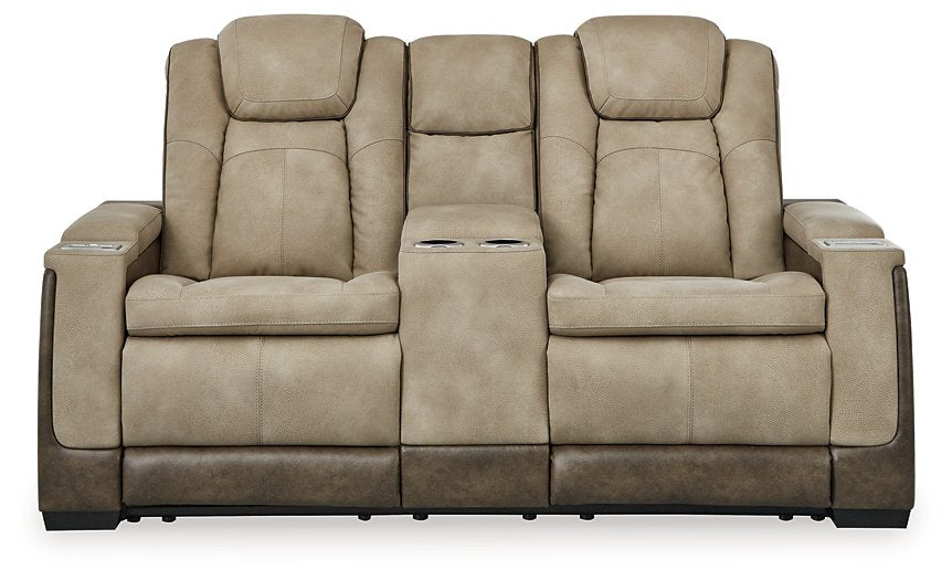 Next-Gen DuraPella Power Reclining Loveseat with Console