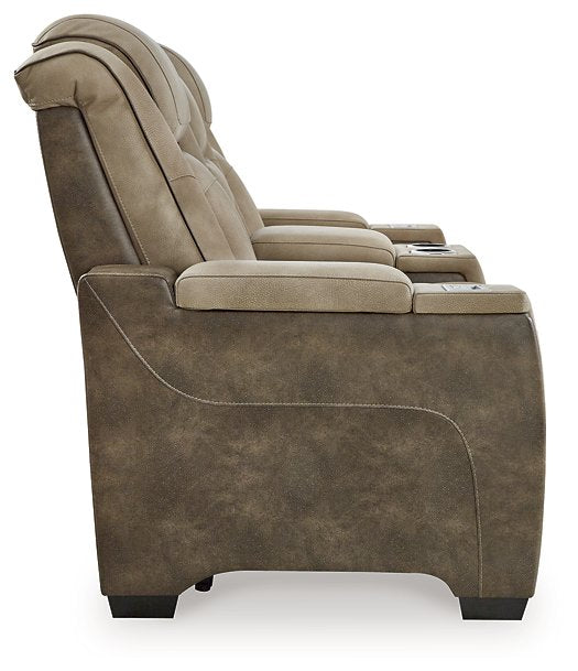 Next-Gen DuraPella Power Reclining Loveseat with Console