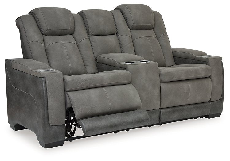 Next-Gen DuraPella Power Reclining Loveseat with Console