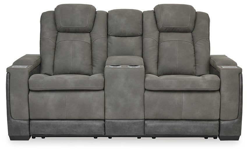 Next-Gen DuraPella Power Reclining Loveseat with Console