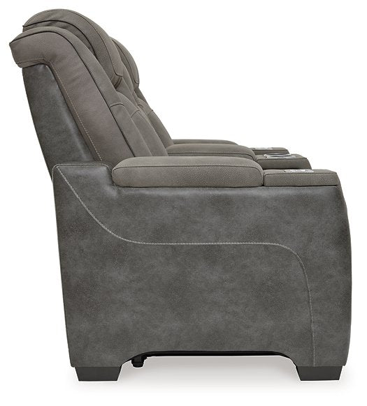 Next-Gen DuraPella Power Reclining Loveseat with Console