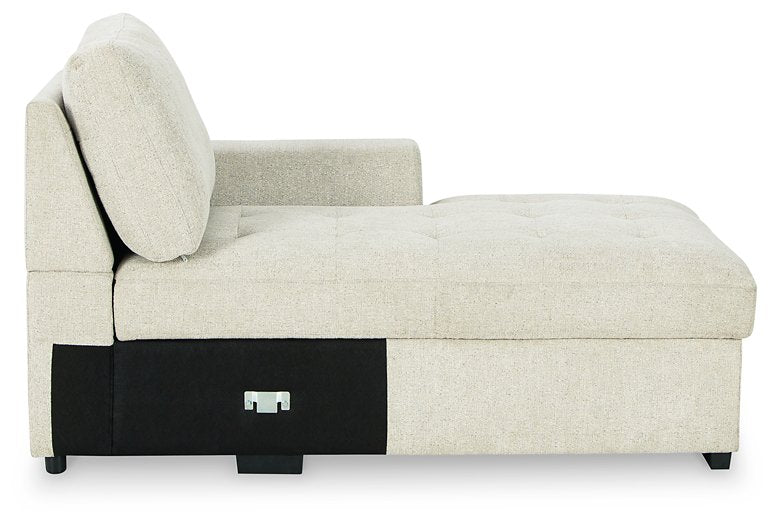 Millcoe 3-Piece Sectional with Pop Up Bed