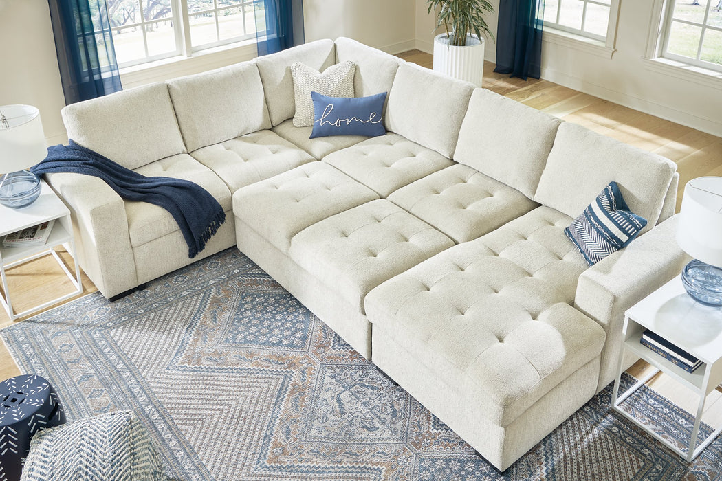 Millcoe 3-Piece Sectional with Pop Up Bed