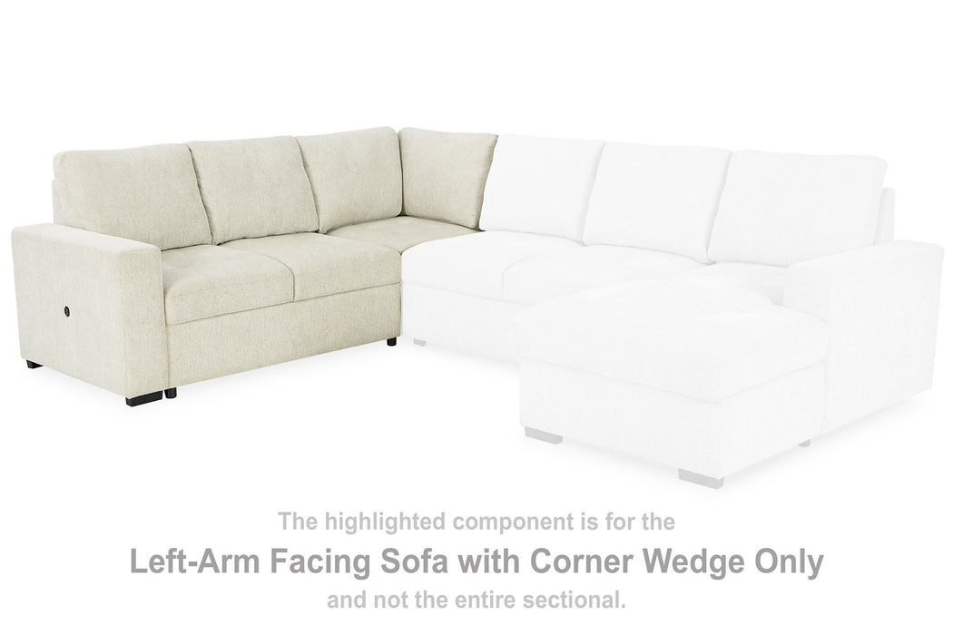 Millcoe 3-Piece Sectional with Pop Up Bed