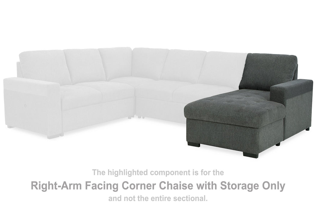 Millcoe 3-Piece Sectional with Pop Up Bed