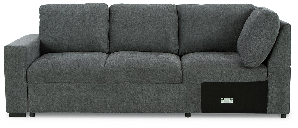 Millcoe 3-Piece Sectional with Pop Up Bed