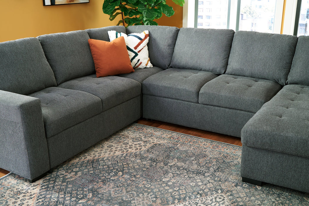 Millcoe 3-Piece Sectional with Pop Up Bed