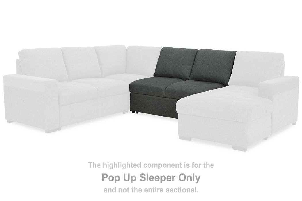 Millcoe 3-Piece Sectional with Pop Up Bed