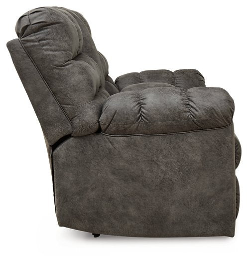 Derwin Reclining Loveseat with Console