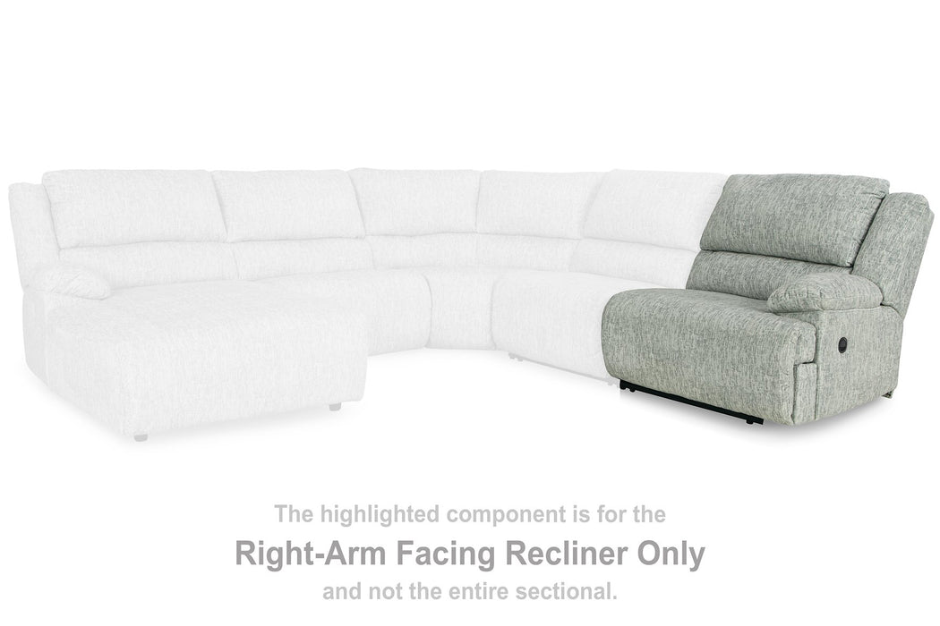 McClelland 3-Piece Reclining Sectional Loveseat with Console