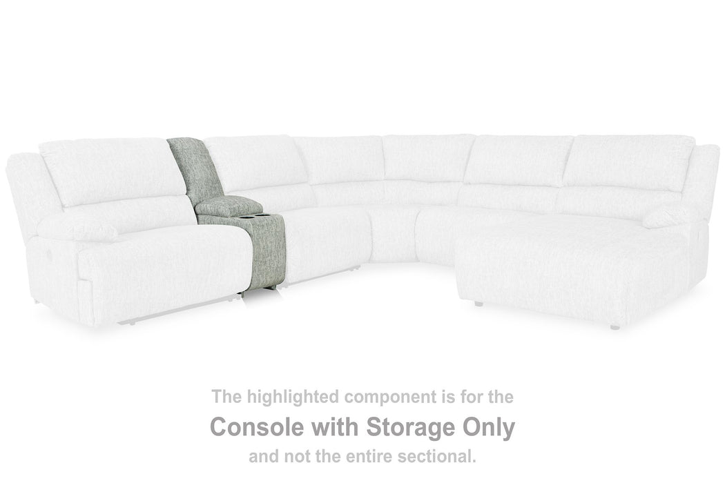 McClelland 3-Piece Reclining Sectional Loveseat with Console