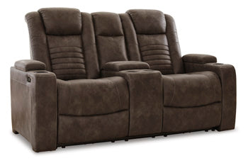 Soundcheck Power Reclining Loveseat with Console