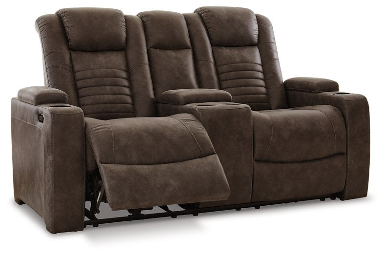 Soundcheck Power Reclining Loveseat with Console