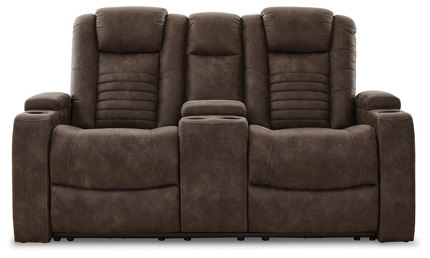 Soundcheck Power Reclining Loveseat with Console