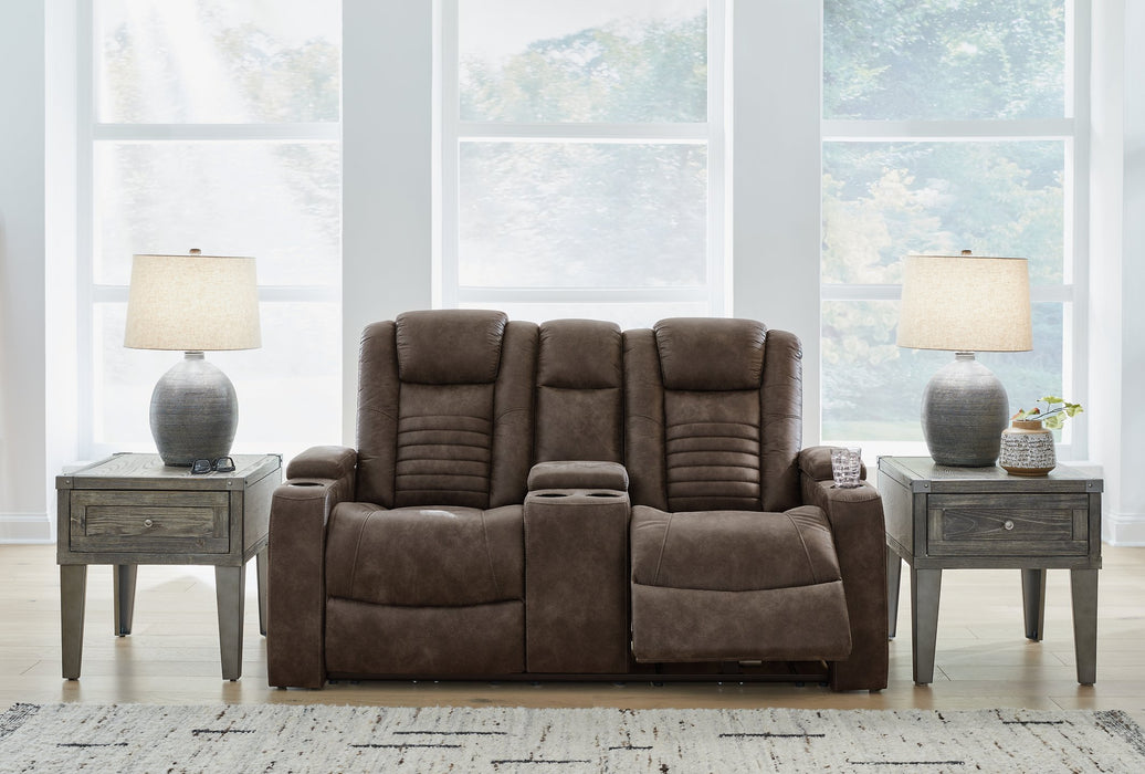 Soundcheck Power Reclining Loveseat with Console