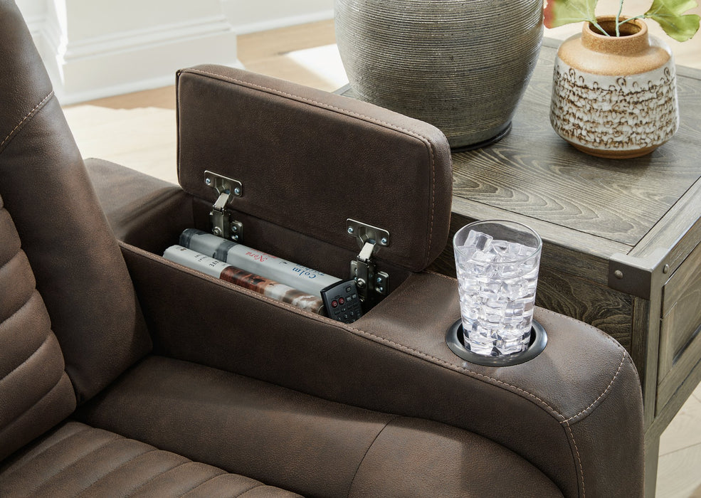 Soundcheck Power Reclining Loveseat with Console