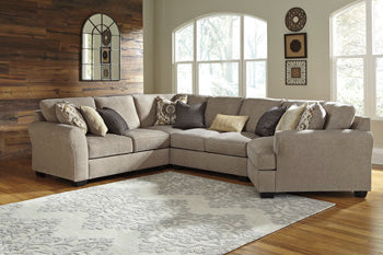 Pantomine 4-Piece Sectional with Cuddler