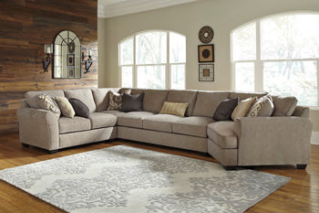 Pantomine 4-Piece Sectional with Cuddler