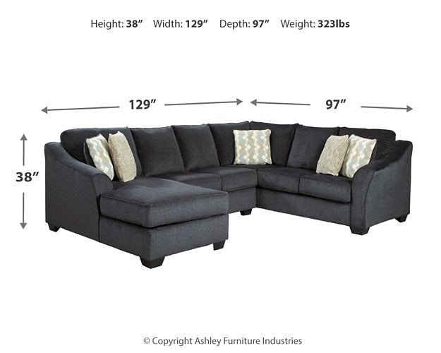 Eltmann 3-Piece Sectional with Chaise