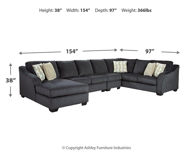 Eltmann 4-Piece Sectional with Chaise