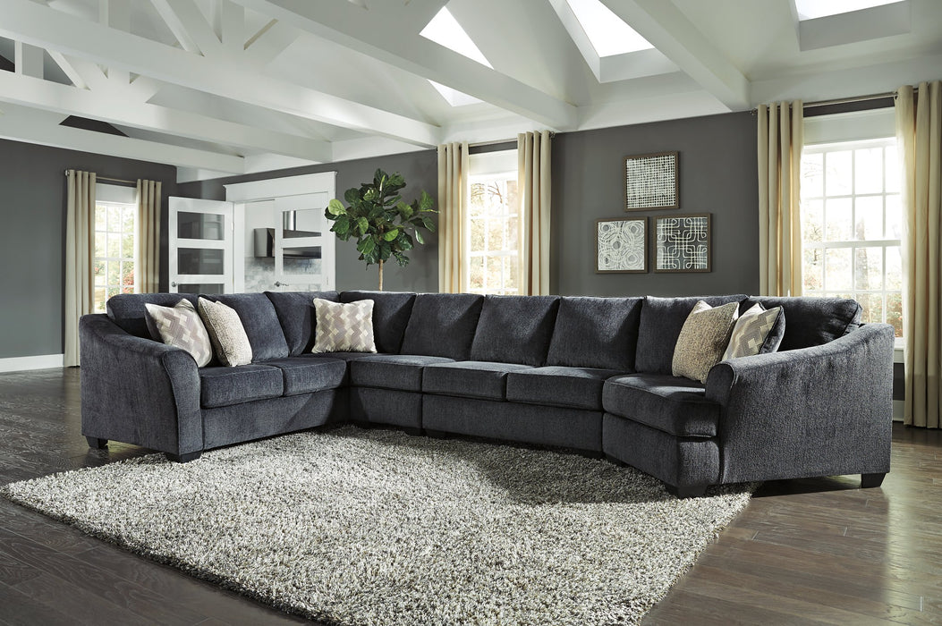 Eltmann 4-Piece Sectional with Cuddler