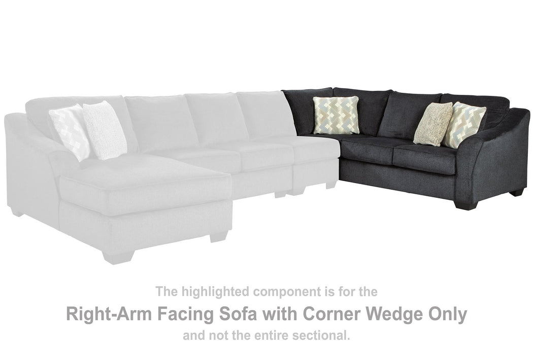 Eltmann 5-Piece Sectional with Cuddler