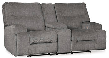 Coombs Power Reclining Loveseat with Console