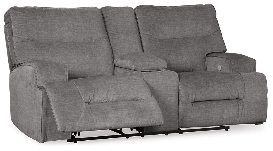 Coombs Power Reclining Loveseat with Console