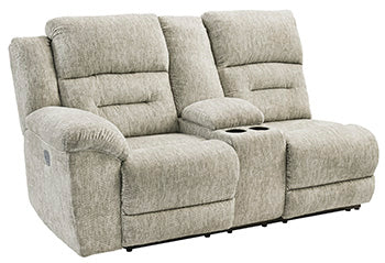 Family Den 3-Piece Power Reclining Sectional