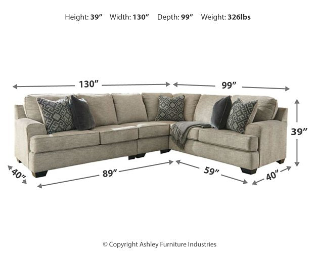 Bovarian 3-Piece Sectional