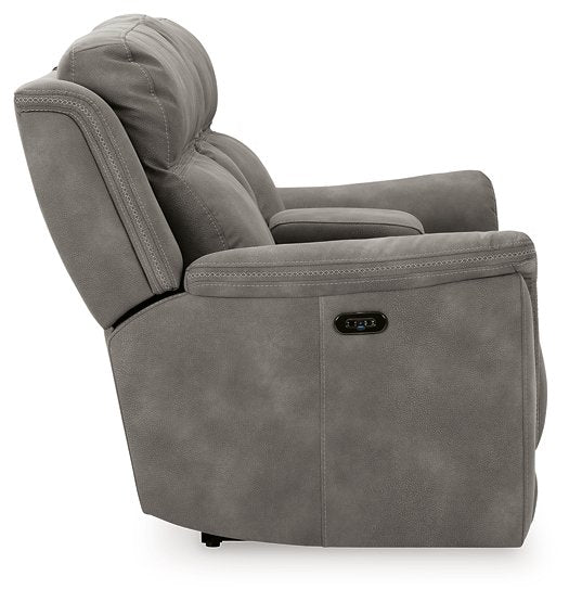 Next-Gen DuraPella Power Reclining Loveseat with Console