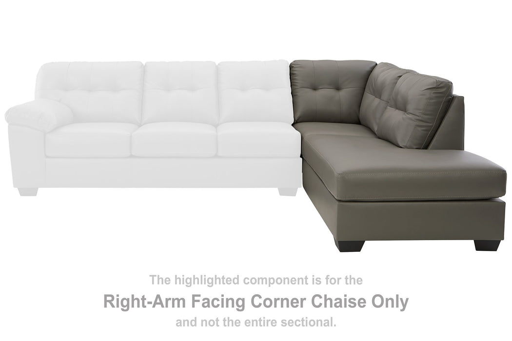 Donlen 2-Piece Sectional with Chaise