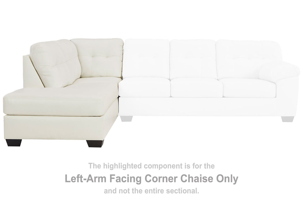 Donlen 2-Piece Sectional with Chaise