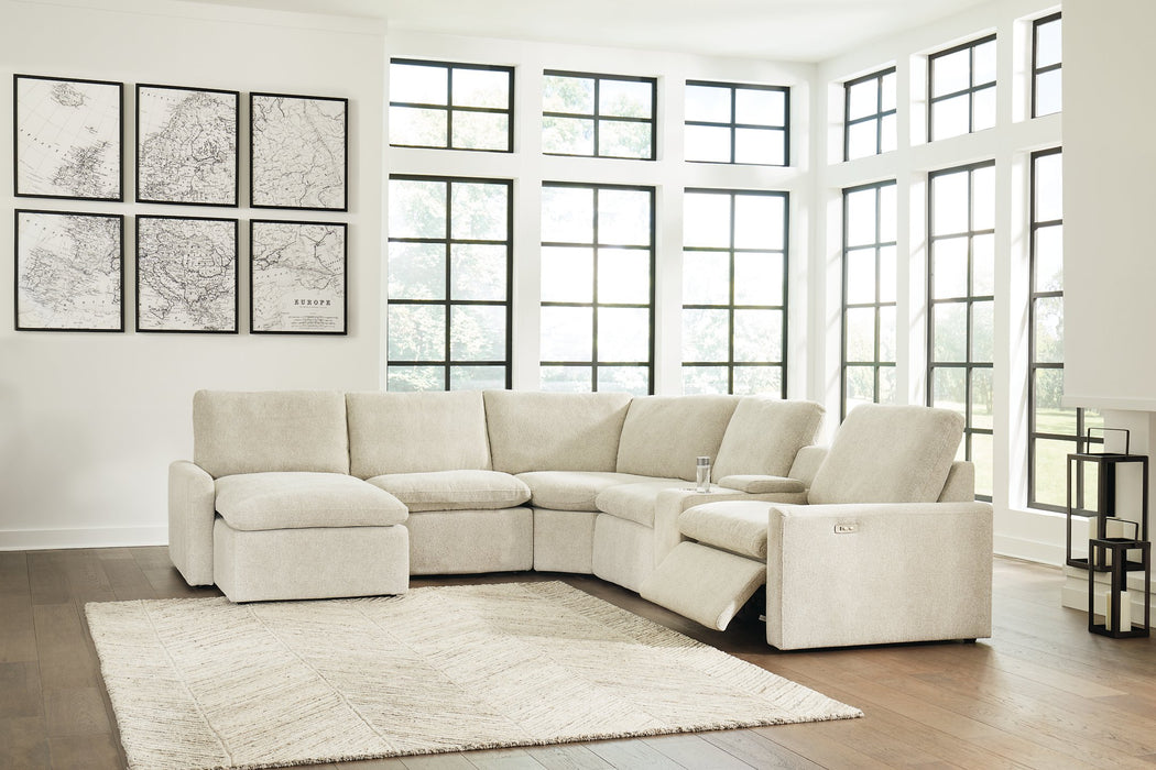 Hartsdale 6-Piece Left Arm Facing Reclining Sectional with Console and Chaise