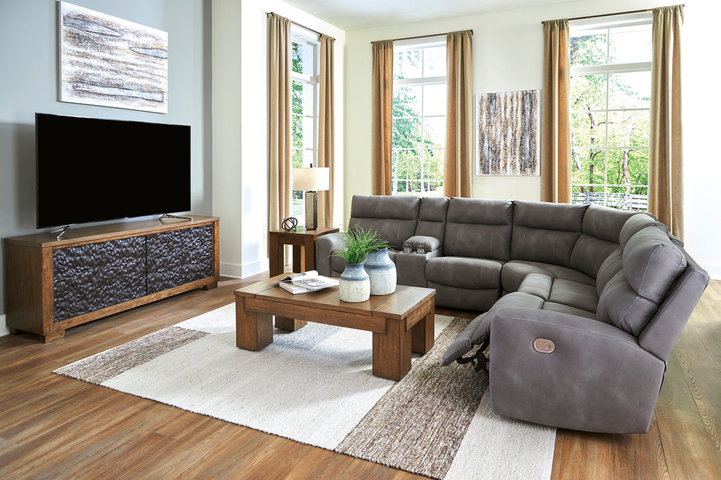 Next-Gen DuraPella 6-Piece Power Reclining Sectional