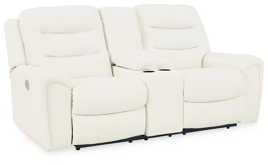 Warlin Power Reclining Loveseat with Console