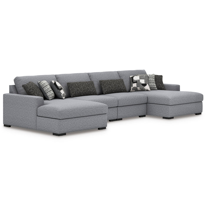 Bealton 4 Piece Sectional Double Chaise
