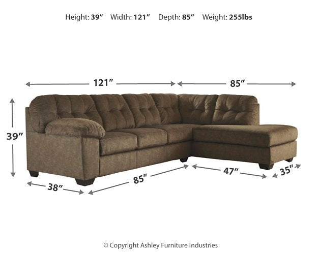 Accrington 2-Piece Sectional with Chaise