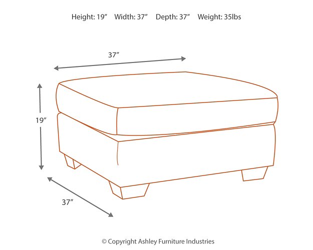 Accrington Oversized Ottoman