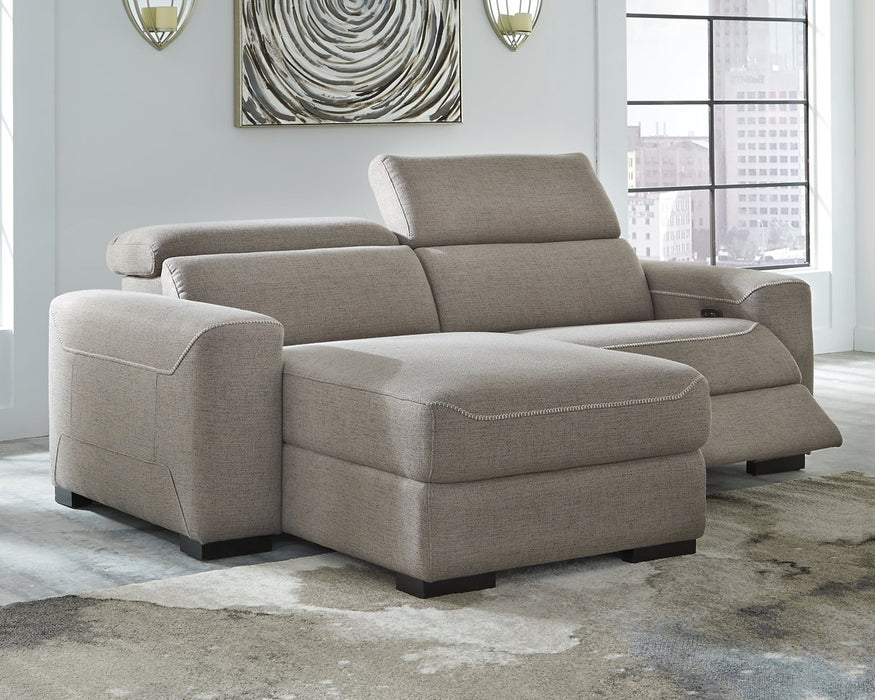 Mabton 2-Piece Power Reclining Sectional with Chaise