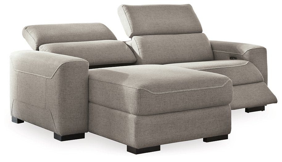 Mabton 2-Piece Power Reclining Sectional with Chaise