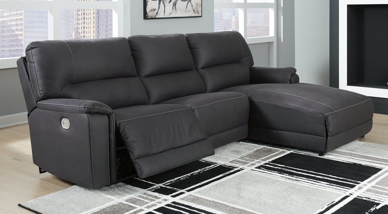 Henefer 3-Piece Power Reclining Sectional with Chaise