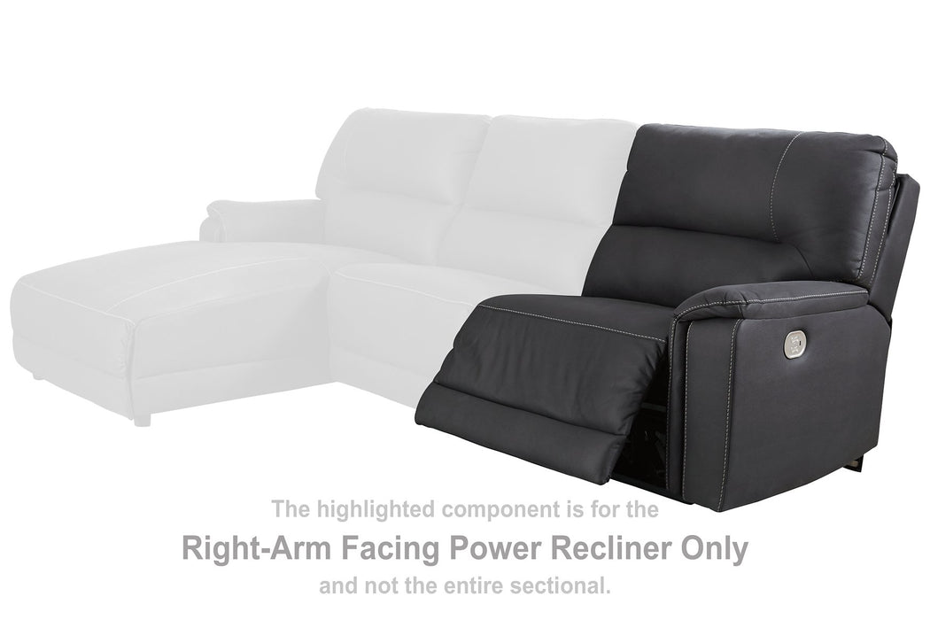 Henefer 2-Piece Power Reclining Sectional with Chaise