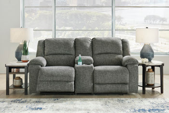 Goalie 3-Piece Reclining Loveseat with Console