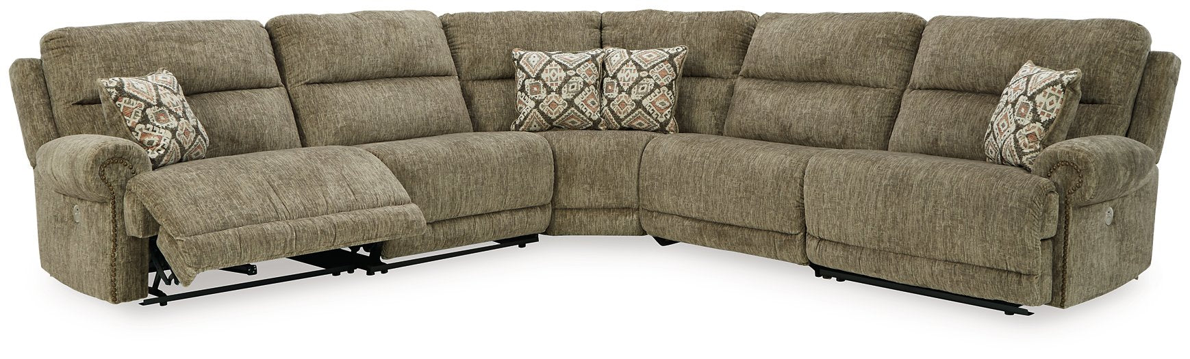 Lubec 5-Piece Power Reclining Sectional