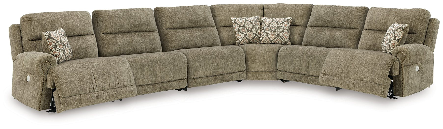 Lubec 6-Piece Power Reclining Sectional