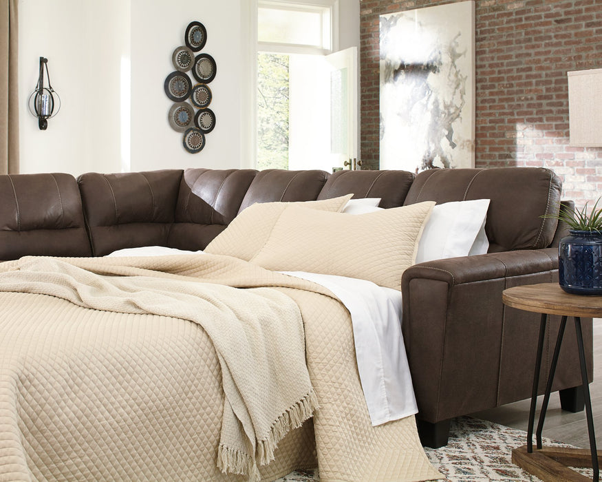 Navi 2-Piece Sleeper Sectional with Chaise